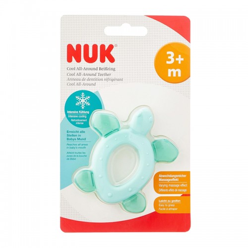 NUK Cool All-around Teether - Turtle | 3 months+ NUK Cool All-around Teether - Turtle | 3 months+